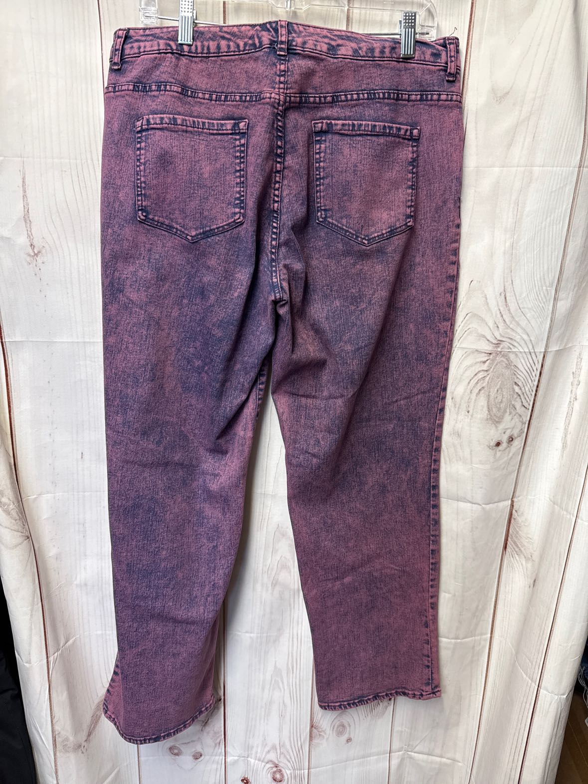 Logo Women's Size 31 (11-12) Pink & Blue Jeans Boyfriend