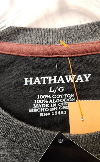 NWT Hathaway Men's Size L Gray Shirt