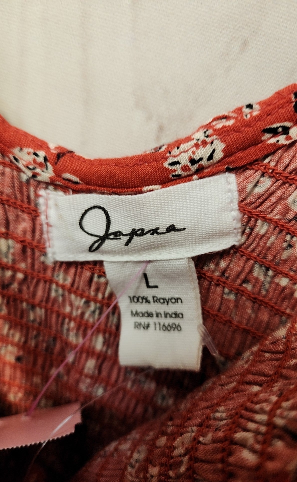 NWT Japna Women's Size L Red Dress