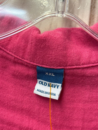 Old Navy Women's Size XXL Pink Short Sleeve Top