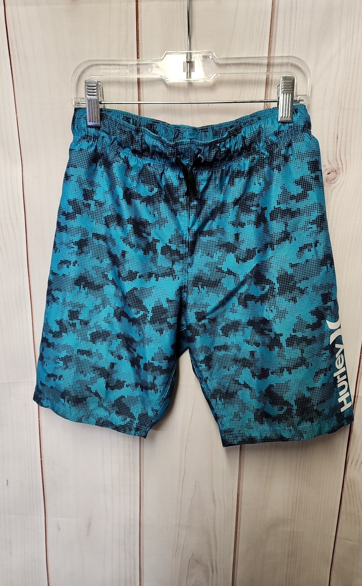 Hurley Boy's Size 7/8 Teal Swim Trunks