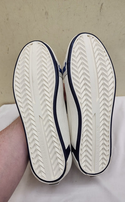 NWT Zara Women's Size 41 = 10-1/2 White Sneakers Shoes