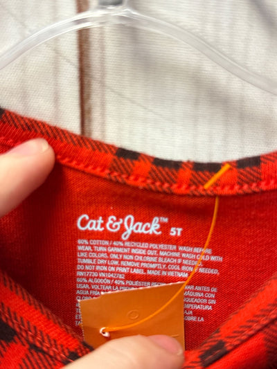 Cat & Jack Girl's Size 5 Red Dress