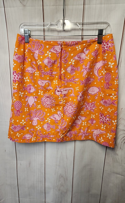 Lilly Pulitzer Women's Size 10 Orange Skirt