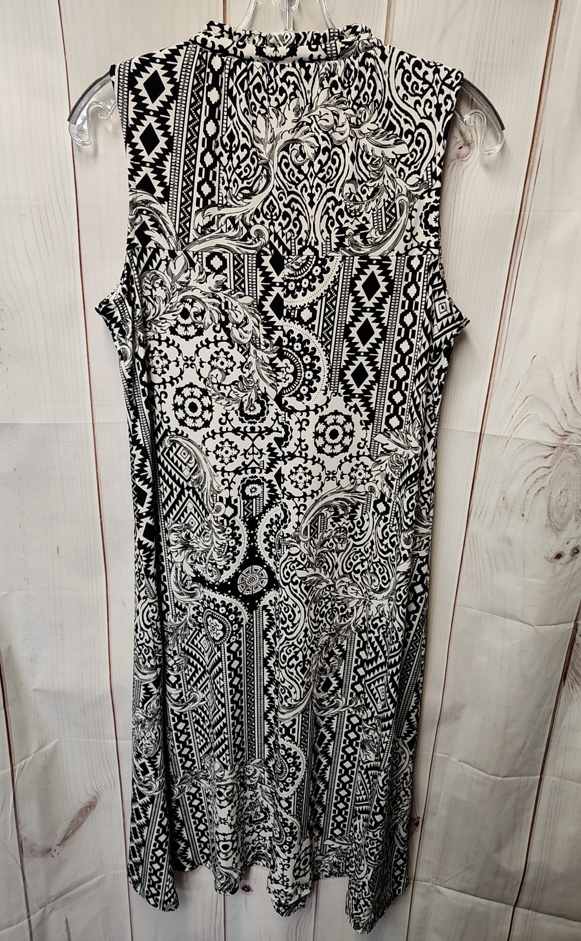 Chico's Women's Size 1P = US 8/10 Petite White & Black Dress