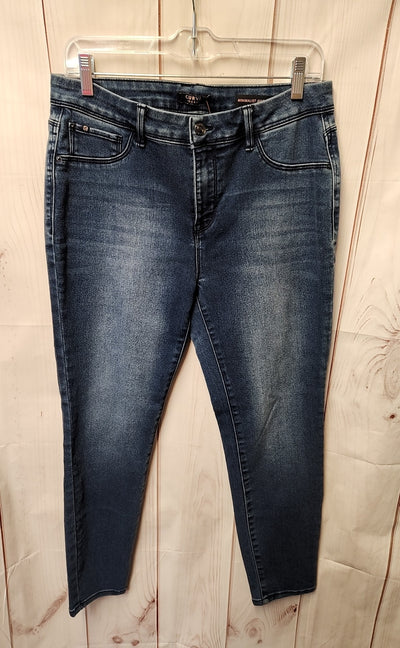 Curve Appeal Women's Size 30 (9-10) Blue Jeans Minimalist Jegging