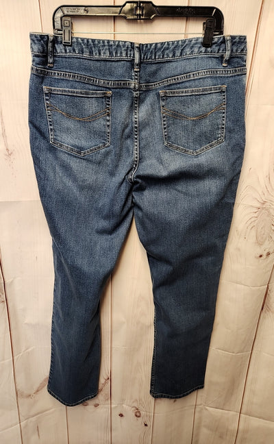 J Jill Women's Size 34 (18/1X) Blue Jeans Slim Leg