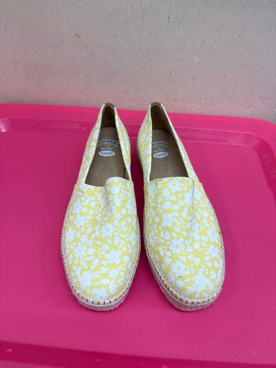 Dr Scholls Women's Size 9 Yellow Flats