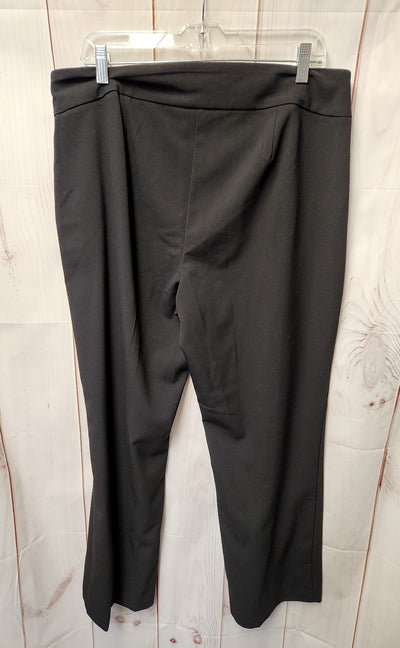Roz & Ali Women's Size 14 Black Pants