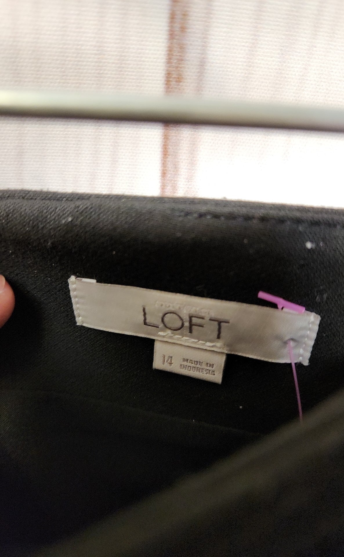Loft Women's Size 14 Black Skirt
