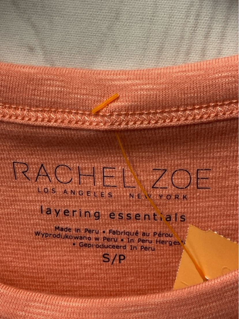 Rachel Zoe Women's Size S Peach Sleeveless Top