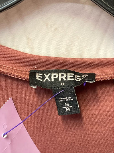 Express Women's Size M Brown Short Sleeve Top