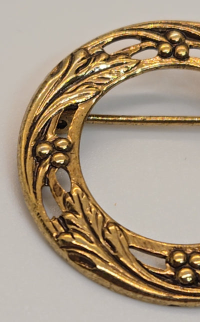 Gold Brooch Pin