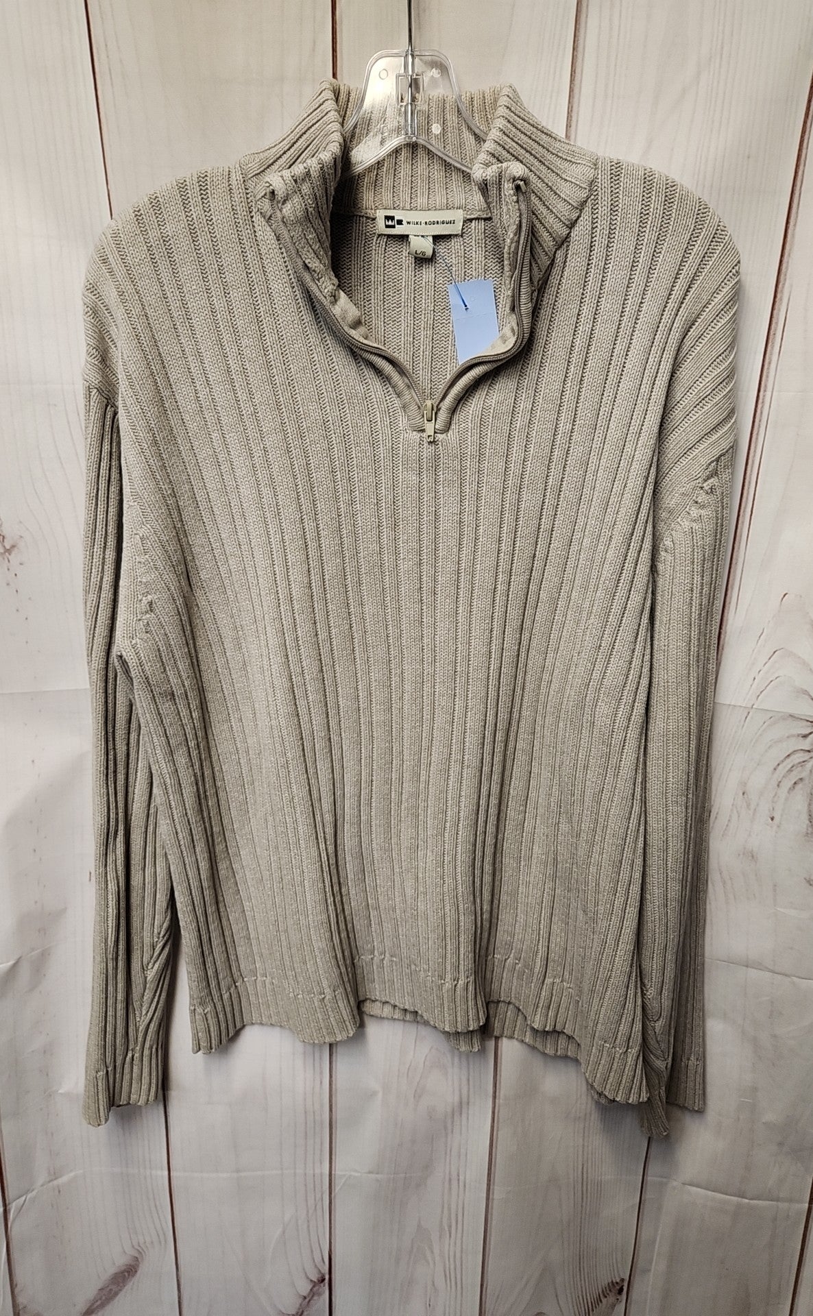 Wilke-Rodriguez Men's Size L Beige Sweater