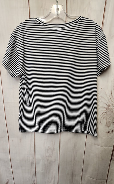 Vineyard Vines Girl's Size 14 White & Blue Shirt