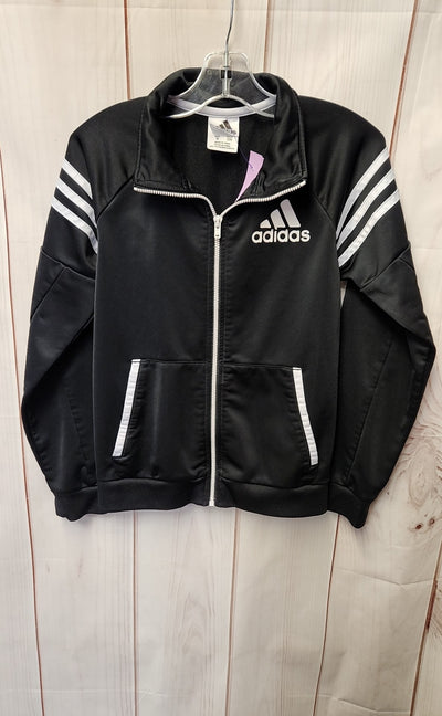 Adidas Boy's Size 8/10 Black Jacket