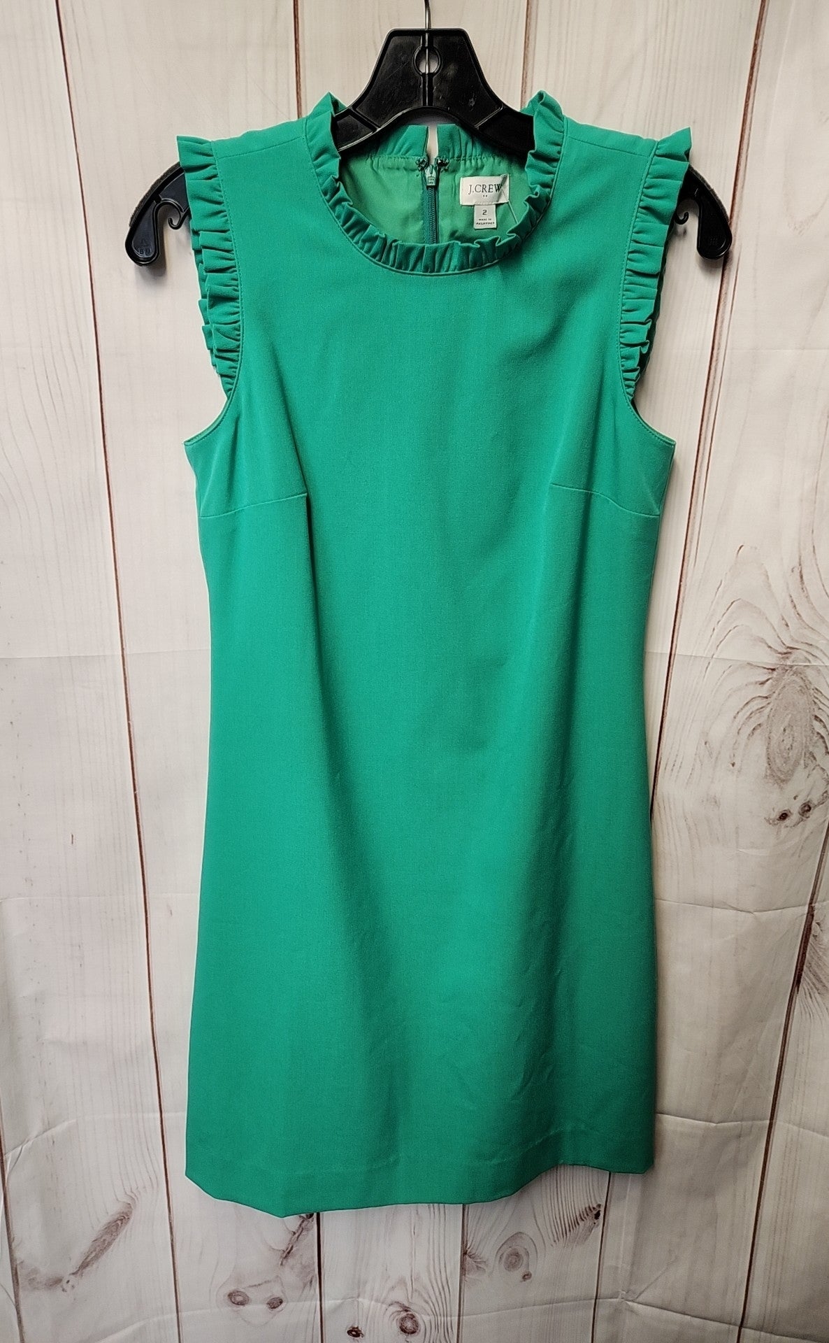 J Crew Women's Size 2 Green Dress