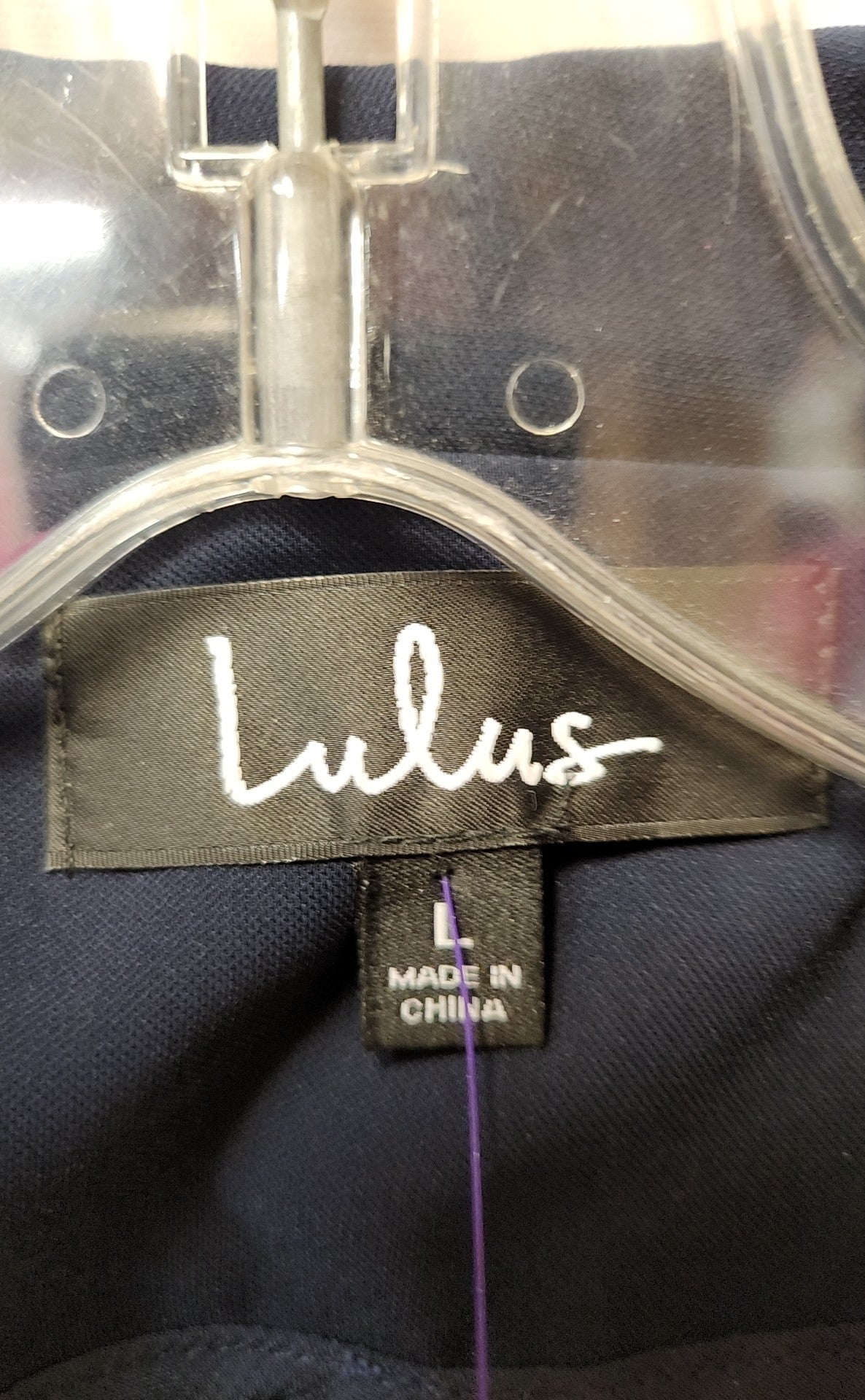 Lulus Women's Size L Navy Cardigan