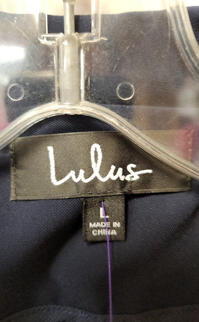 Lulus Women's Size L Navy Cardigan