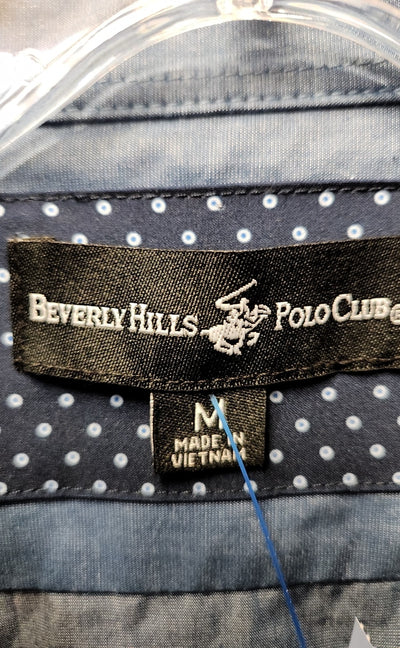 Beverly Hills Polo Club Men's Size M Blue Shirt