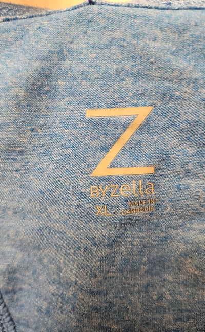 Z by Zella Women's Size XL Blue Short Sleeve Top