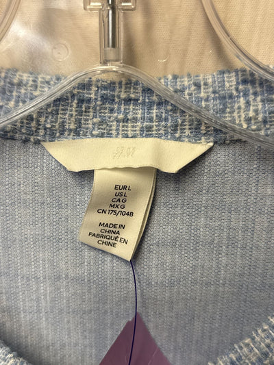 H&M Women's Size L Light Blue Jacket