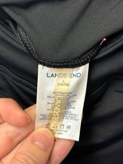 Lands End Women's Size L Black Leggings