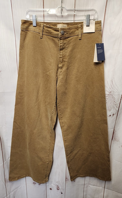 NWT Universal Thread Women's Size 30 (9-10) Tan Jeans Sailor Wide Leg