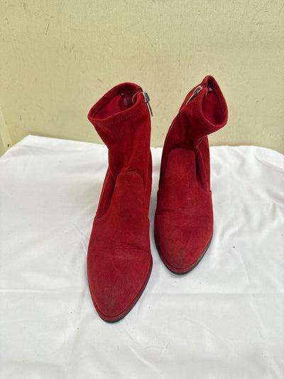 Marc Fisher Women's Size 7 Red Boots Shoes