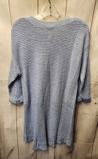 Chico's Women's Size 3 = US XL Light Blue Sweater