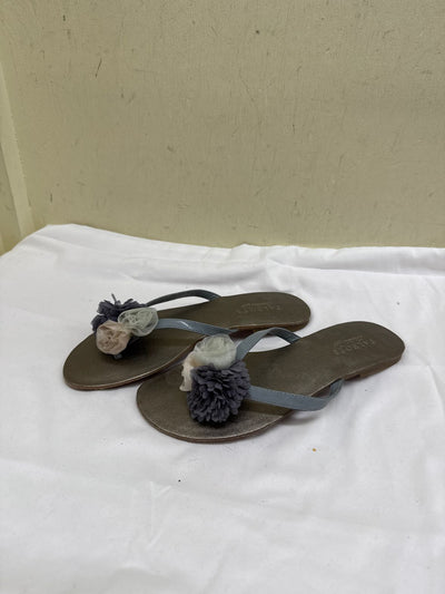 Talbots Women's Size 8 Silver Sandals
