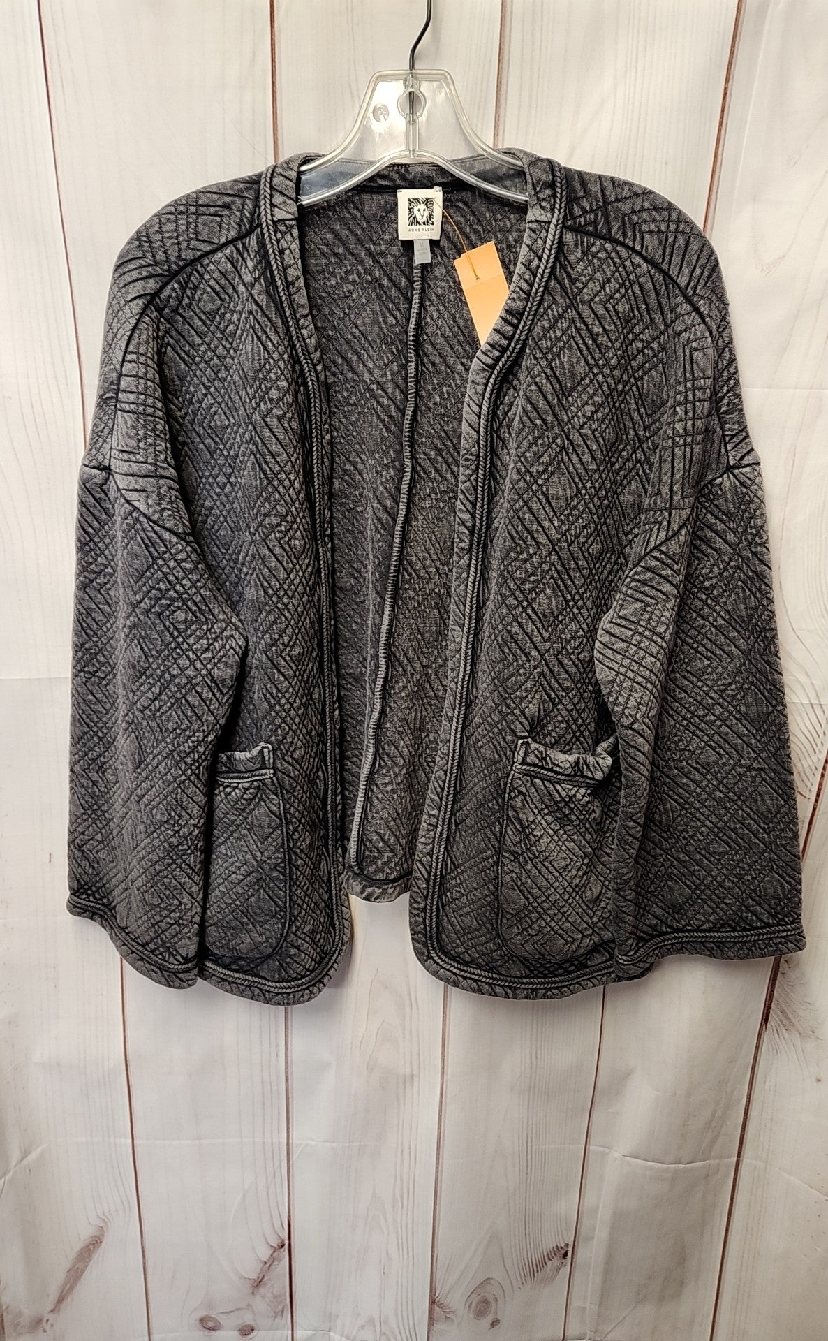 Anne Klein Women's Size M Gray Cardigan