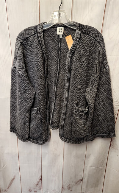 Anne Klein Women's Size M Gray Cardigan