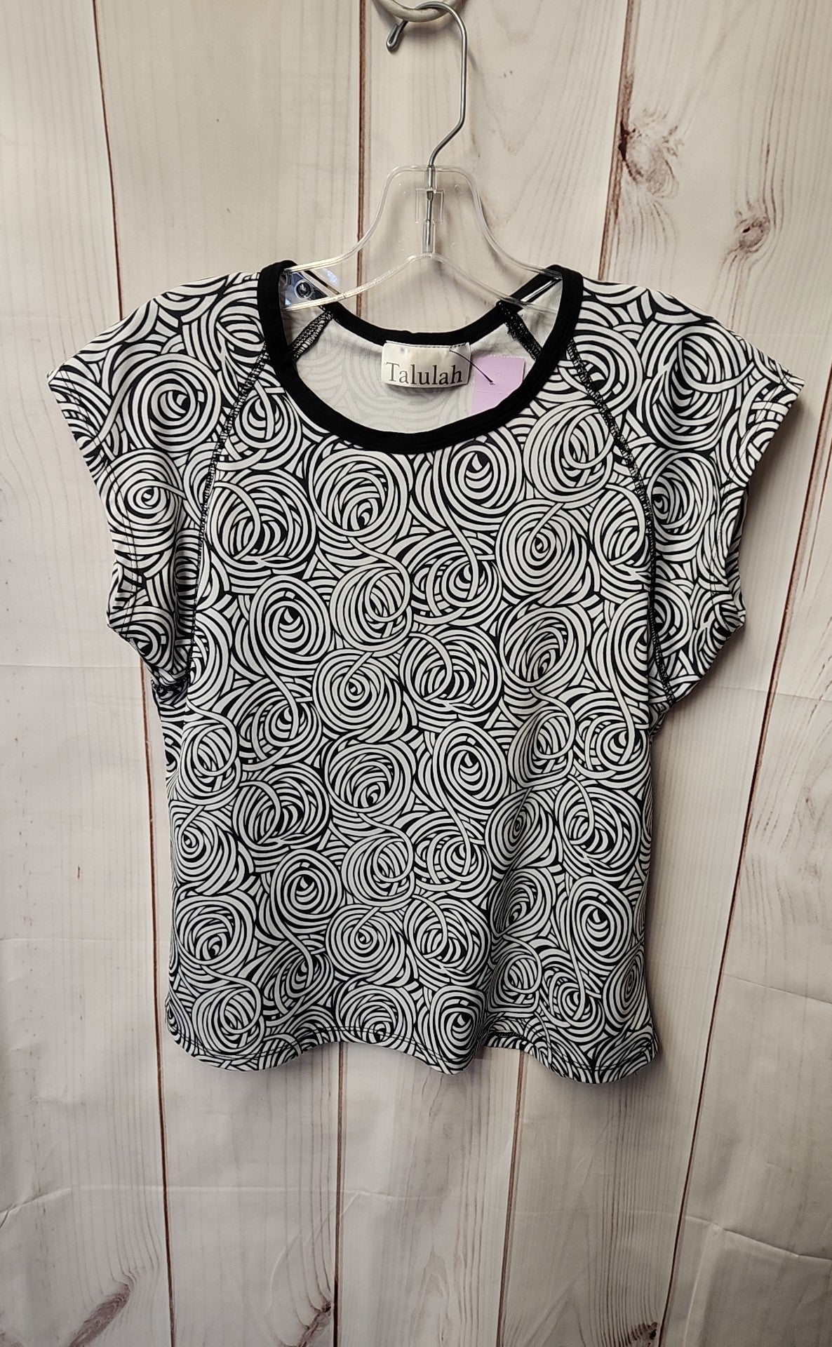 Talulah Women's Size L White Short Sleeve Top