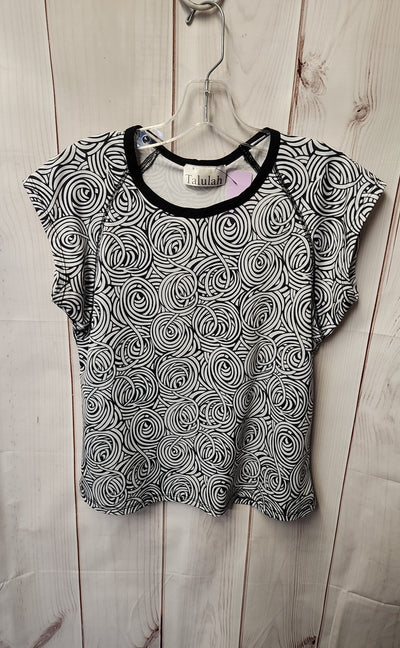 Talulah Women's Size L White Short Sleeve Top