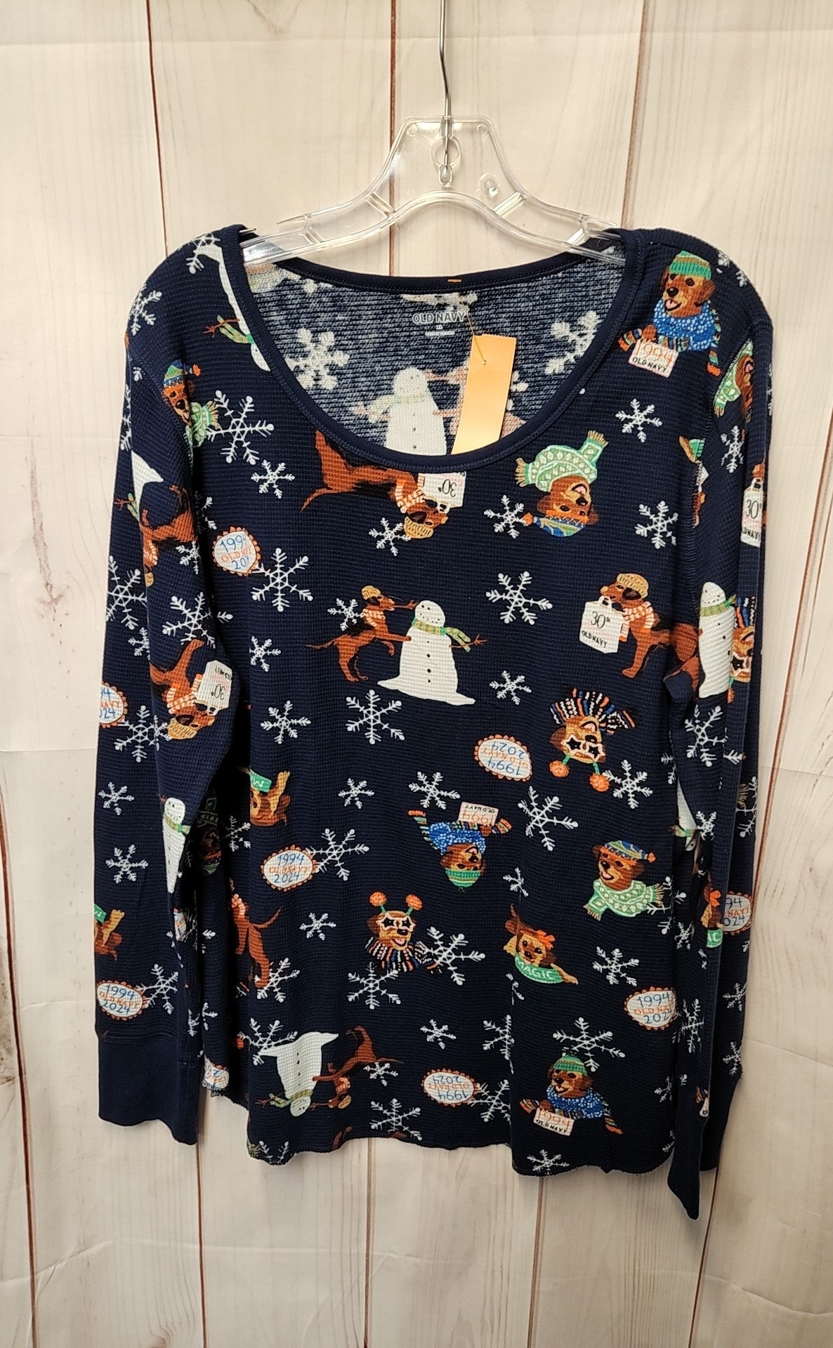 Old Navy Women's Size XL Navy Long Sleeve Top