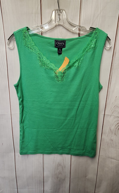 Chaps Women's Size M Green Sleeveless Top