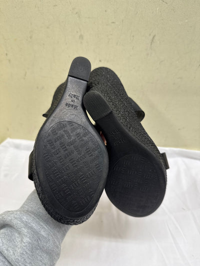 Italian Shoemakers Women's Size 9-1/2 Black Sandals