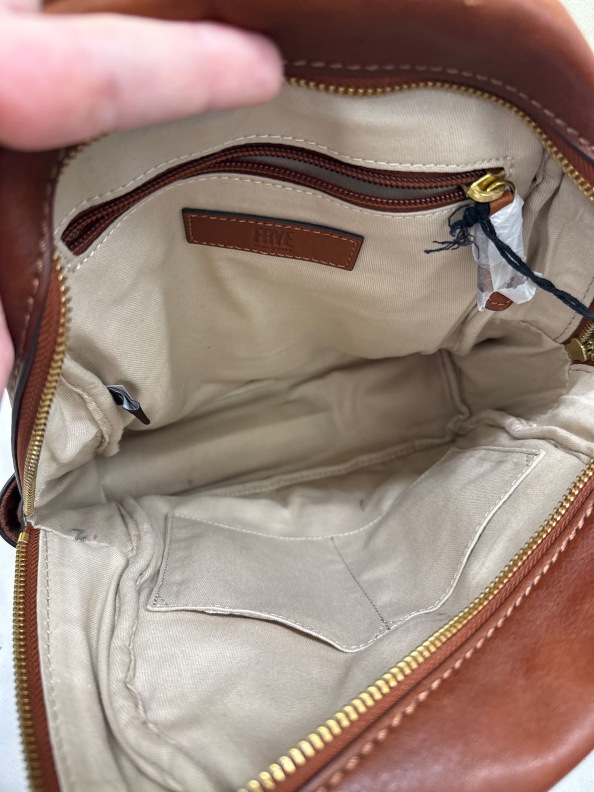 NWT Frye Brown Leather Backpack