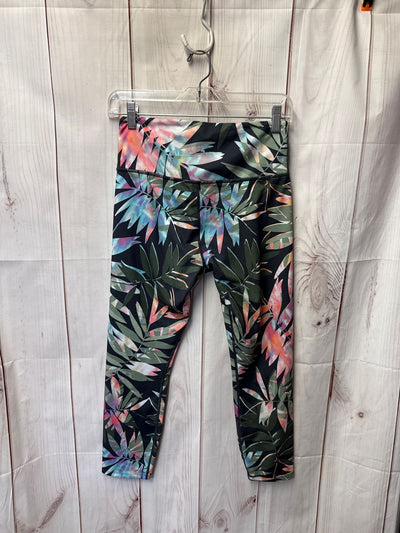 Joy Lab Women's Size S Green Floral Leggings