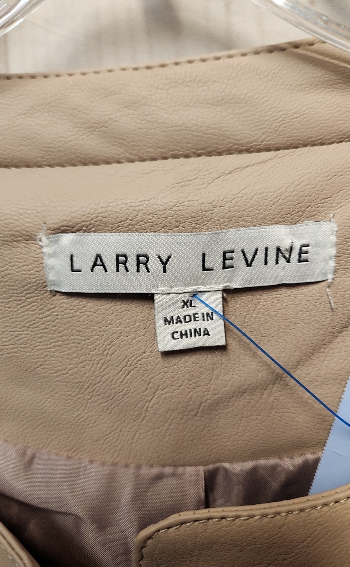 Larry Levine Women's Size XL Beige Jacket