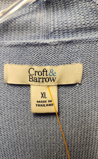 Croft & Barrow Women's Size XL Blue Cardigan