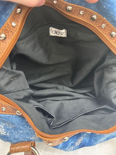 Cache Blue Purse Bag