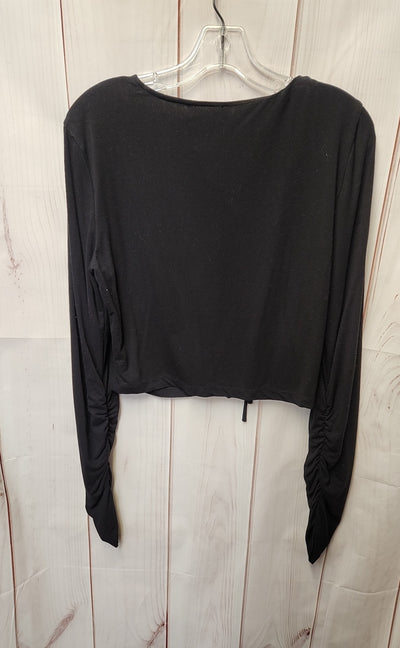 House of Harlow 1960 Women's Size L Black Long Sleeve Top