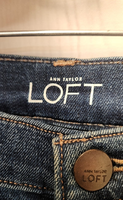 Loft Women's Size 31 Petite Blue Jeans Modern Skinny Ankle