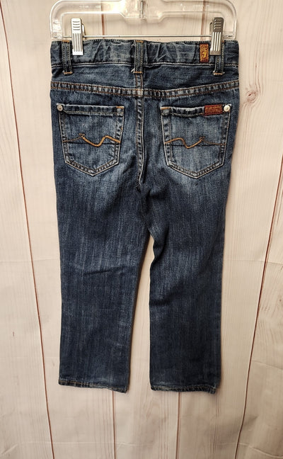 7 For All Mankind Boy's Size 5 Blue Jeans