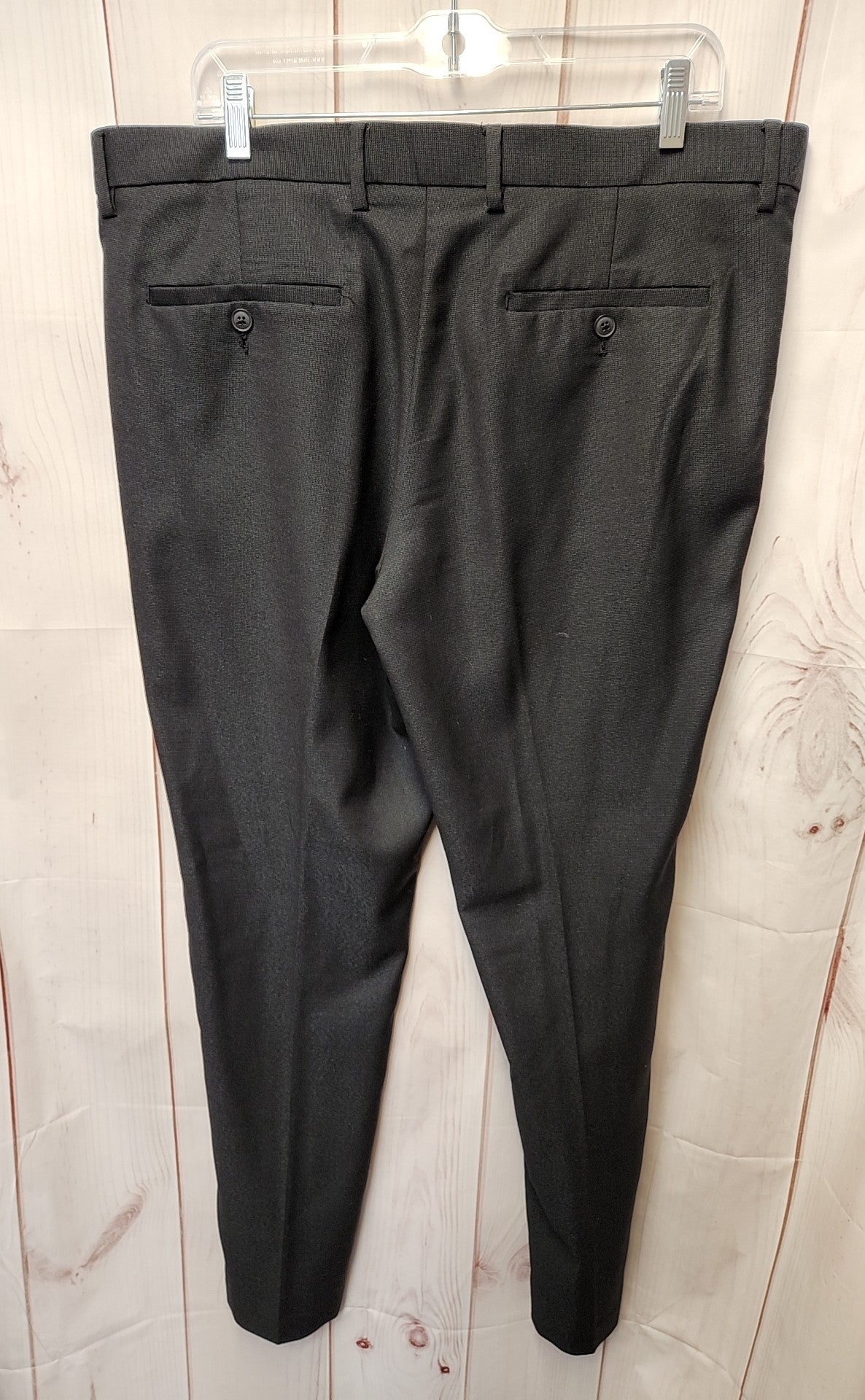 Perry Ellis Men's Size 36x32 Black Pants Slim Fit