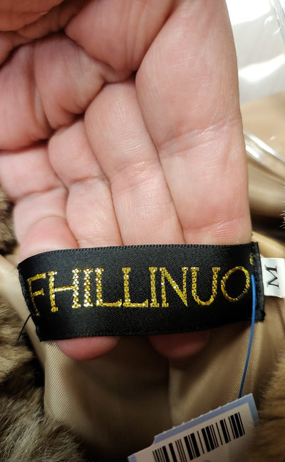 Fhillinuo Women's Size M Tan Jacket