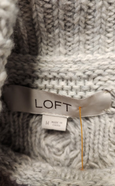 Loft Women's Size M Gray Sweater