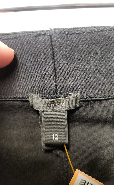 J Crew Women's Size 12 Black Pants